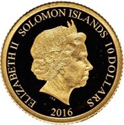 10 Dollars - Elizabeth II Cheetah obverse image