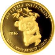 10 Dollars - Elizabeth II Baby Panda, Solomon Islands, 2016 reverse image