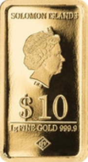 10 Dollars - Elizabeth II Dubai obverse image