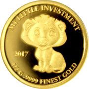 10 Dollars - Elizabeth II Baby Lion, Solomon Islands, 2017 reverse image