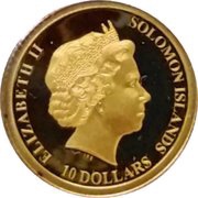 10 Dollars - Elizabeth II Baby Springbock obverse image