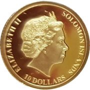 10 Dollars - Elizabeth II Puppy obverse image
