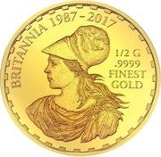 10 Dollars - Elizabeth II Britannia, Solomon Islands, 2017 reverse image