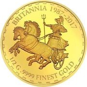 10 Dollars - Elizabeth II Britannia, Solomon Islands, 2017 reverse image