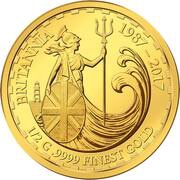 10 Dollars - Elizabeth II Britannia, Solomon Islands, 2017 reverse image