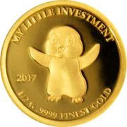 10 Dollars - Elizabeth II Baby Penguin, Solomon Islands, 2017 reverse image