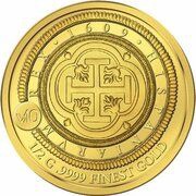 10 Dollars - Elizabeth II 1621 100 Escudos, Solomon Islands, 2017 reverse image