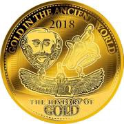 10 Dollars - Elizabeth II Gold in the Ancient World, Solomon Islands, 2018 reverse image