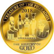 10 Dollars - Elizabeth II Treasure of the Pharaohs, Solomon Islands, 2018 reverse image