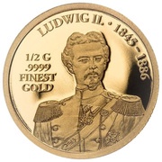 10 Dollars - Elizabeth II Ludwig II of Bavaria, Solomon Islands, 2018 reverse image
