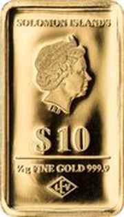 10 Dollars - Elizabeth II Logo obverse image