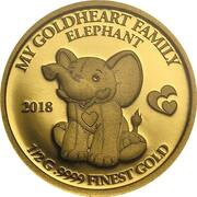 10 Dollars - Elizabeth II Elephant "Moya", Solomon Islands, 2018 reverse image
