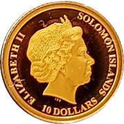 10 Dollars - Elizabeth II Baby Dolphin obverse image