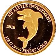 10 Dollars - Elizabeth II Baby Dolphin, Solomon Islands, 2018 reverse image
