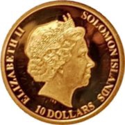 10 Dollars - Elizabeth II Baby Eagle obverse image