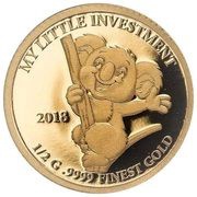 10 Dollars - Elizabeth II Baby Koala, Solomon Islands, 2018 reverse image
