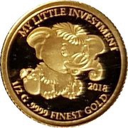 10 Dollars - Elizabeth II Baby Mammoth, Solomon Islands, 2018 reverse image