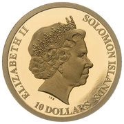 10 Dollars - Elizabeth II Baby Octopus obverse image