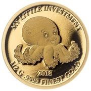 10 Dollars - Elizabeth II Baby Octopus, Solomon Islands, 2018 reverse image