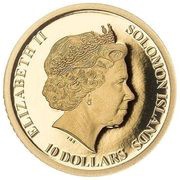10 Dollars - Elizabeth II Kitten obverse image