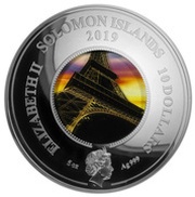 10 Dollars - Elizabeth II Eiffel Tower obverse image