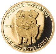 10 Dollars - Elizabeth II Piglett, Solomon Islands, 2019 reverse image