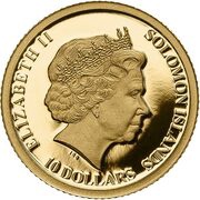 10 Dollars - Elizabeth II Crocodile and Shark obverse image