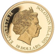 10 Dollars - Elizabeth II Kangaroo obverse image