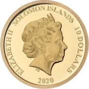 10 Dollars - Elizabeth II John Paul II obverse image