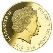 10 Dollars - Elizabeth II John Paul II obverse image