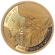 10 Dollars - Elizabeth II Mother Teresa, Solomon Islands, 2020 reverse image
