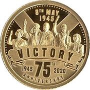 10 Dollars - Elizabeth II VE Day, Solomon Islands, 2020 reverse image