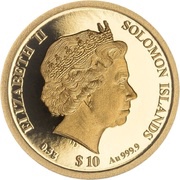 10 Dollars - Elizabeth II Raphael obverse image