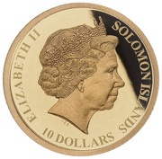 10 Dollars - Elizabeth II Lion "Simba" obverse image