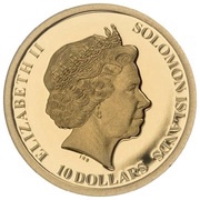 10 Dollars - Elizabeth II Frog obverse image