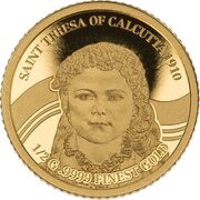 10 Dollars - Elizabeth II Mother Teresa 1910, Solomon Islands, 2020 reverse image