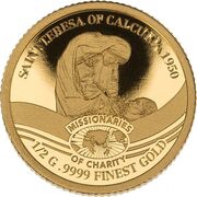 10 Dollars - Elizabeth II Mother Teresa 1950, Solomon Islands, 2020 reverse image