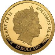 10 Dollars - Elizabeth II Dolphin obverse image