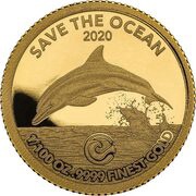 10 Dollars - Elizabeth II Dolphin, Solomon Islands, 2020 reverse image
