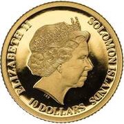 10 Dollars - Elizabeth II Save the Ocean obverse image