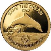 10 Dollars - Elizabeth II Save the Ocean, Solomon Islands, 2020 reverse image