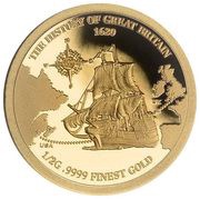 10 Dollars - Elizabeth II Mayflower, Solomon Islands, 2020 reverse image