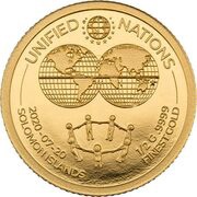 10 Dollars - Elizabeth II Human Chain, Solomon Islands, 2020 reverse image