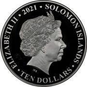 10 Dollars - Elizabeth II Platinum Jubilee obverse image