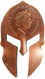 10 Dollars - Elizabeth II Spartan Helmet obverse image
