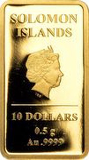 10 Dollars - Elizabeth II South Africa 2010 obverse image