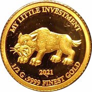 10 Dollars - Elizabeth II Baby Saber-Toothed Tiger, Solomon Islands, 2021 reverse image