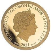10 Dollars - Elizabeth II Basel Town Hall obverse image