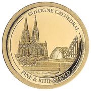 10 Dollars - Elizabeth II Cologne Cathedral, Solomon Islands, 2021 reverse image