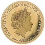 10 Dollars - Elizabeth II Vaduz Cathedral obverse image